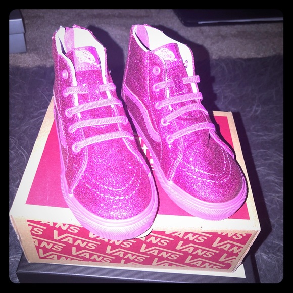 toddler girl glitter vans